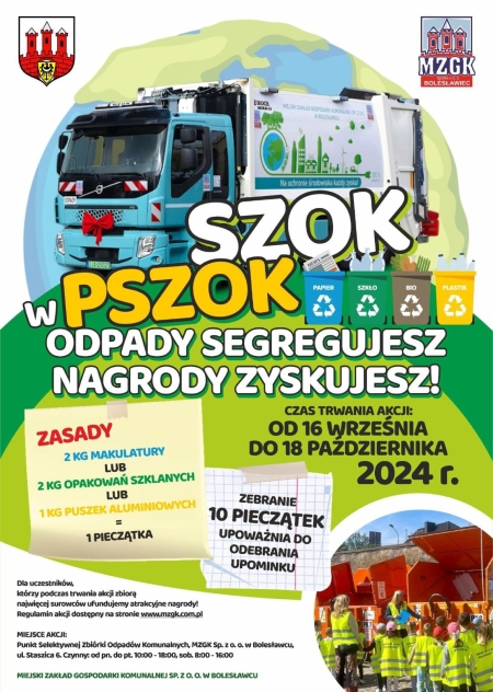 Akcja ekologiczna „Odpady segregujesz nagrody zyskujesz''