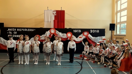 Obchody „100. Rocznicy Odzyskania Niepodległości przez Polskę” w Szkole P