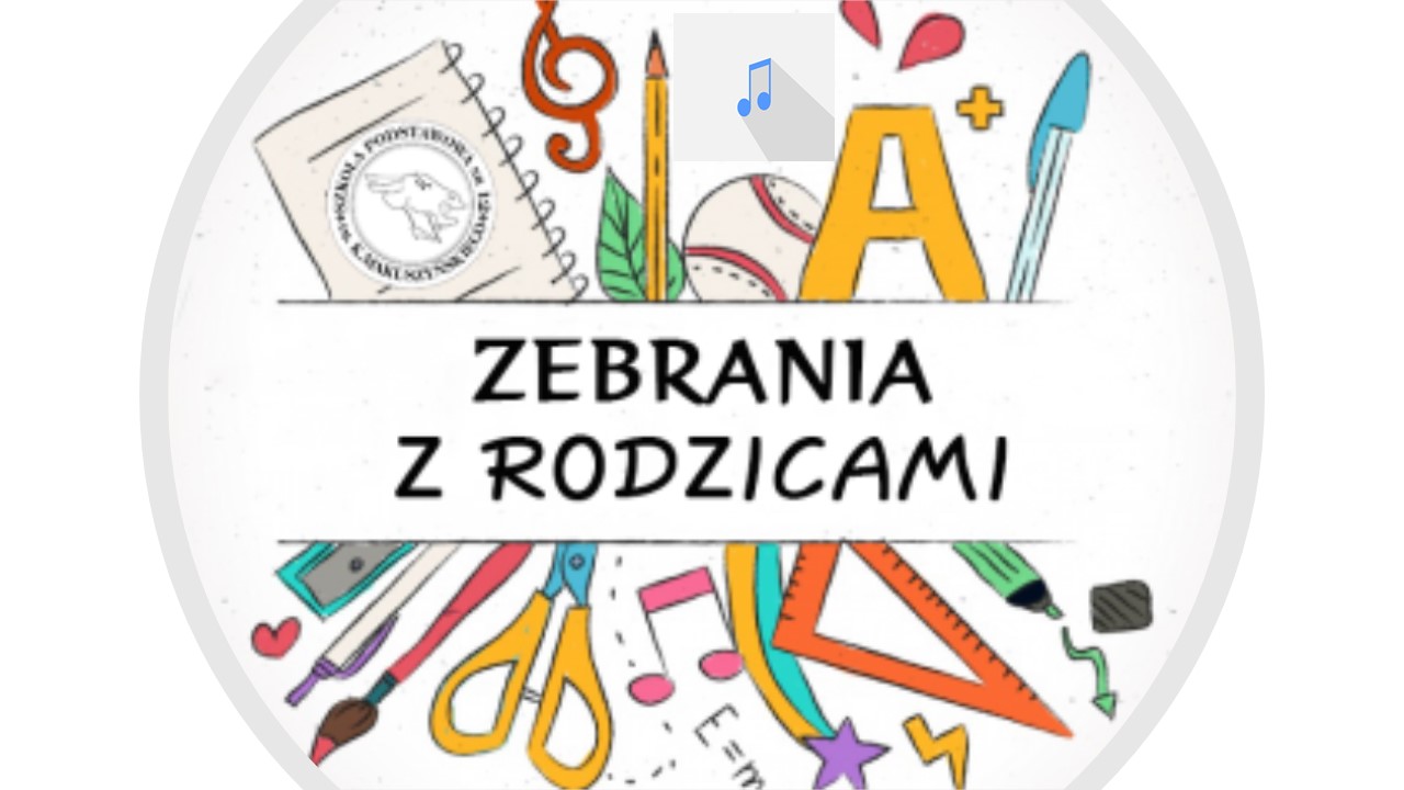 Harmonogram zebrań z rodzicami