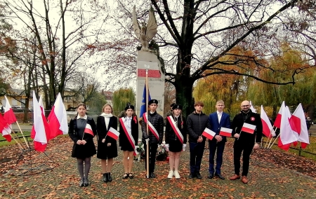 Uroczyste obchody 107. rocznicy odzyskania przez Polskę niepodległości