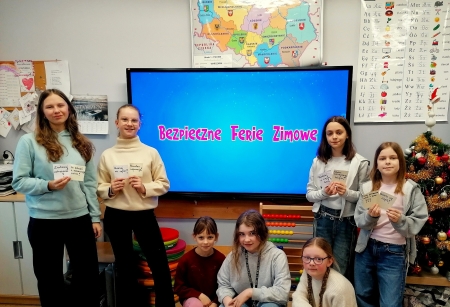 Akcja szkolna „Bezpieczne ferie zimowe”