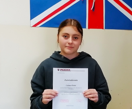 Sukces Carmen w V Powiatowym Konkursie Języka Niemieckiego