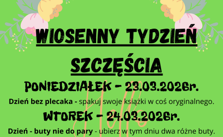 Wiosenny Tydzień Szczęścia