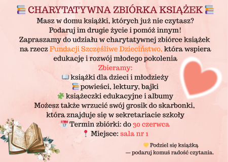 Charytatywna zbiórka książek