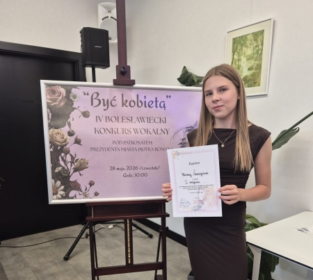 Sukces Hanny Szwagierek w IV Bolesławieckim Konkursie Wokalnym „Być kobietą”