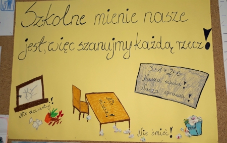 „Dbam o szkołę!” - konkurs Samorządu Uczniowskiego