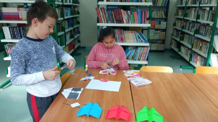 Warsztaty origami w bibliotece