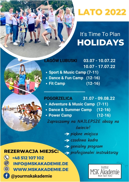 Lato z MSK Akademie - edukacyjne wakacje dla dzieci i młodzieży